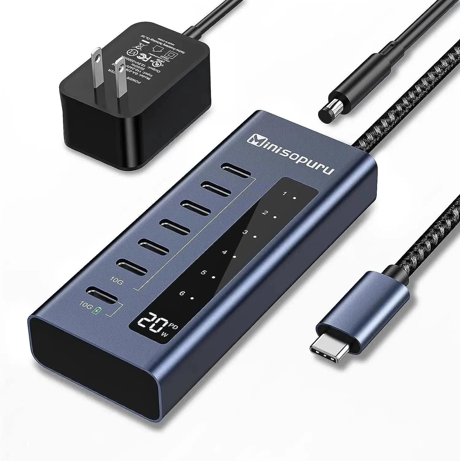 Minisopuru  USB C , 3.2 , ƺ  , ̸ е , 10Gbps     , 7 in 1